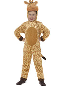 Giraffe Costume Kids Brown with Hooded Jumpsuit and Tail 4