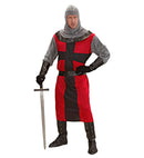 Dark Age Knight  Long Coat, Belt, Armbands, Helmet, Boot Covers 
