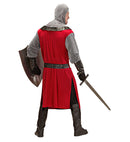 Dark Age Knight  Long Coat, Belt, Armbands, Helmet, Boot Covers 