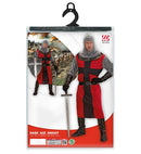 Dark Age Knight  Long Coat, Belt, Armbands, Helmet, Boot Covers 
