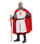 Crusader  Long Coat, Pants, Belt, Armbands, Helmet, Boot Covers, Cape 