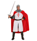 Crusader  Long Coat, Pants, Belt, Armbands, Helmet, Boot Covers, Cape 