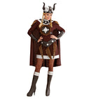 Viking Viktoria  Dress, Belt, Helmet, Boot Covers, Cape 