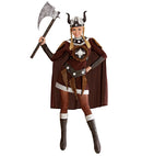 Viking Viktoria  Dress, Belt, Helmet, Boot Covers, Cape 