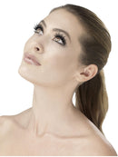 Eyelashes False Flutter Long Black Adult Costume Accessory Glue Included 2