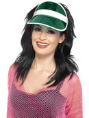 80s Sun Visor Green Adult Costume Accessory 1