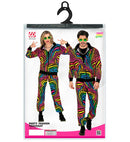 Neon Rainbow Animalier Party Fashion Tracksuit  Jacket, Pants 