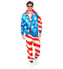 U.S.A. Party Fashion Tracksuit  Jacket, Pants 