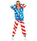 U.S.A. Party Fashion Tracksuit  Jacket, Pants 