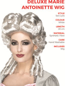Deluxe Marie Antoinette Wig White Adult Masquerade Costume Hair 2