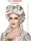 Deluxe Marie Antoinette Wig White Adult Masquerade Costume Hair 4