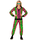 Neon Rave Animalier Party Fashion Tracksuit  Jacket, Pants 