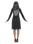 Lady Skeleton Costume Black 3