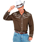 Brown Western Cowboy Shirt