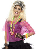 Fishnet Top Neon Pink Adult Costume Accessory 1