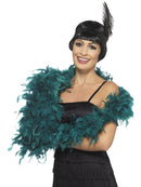 Deluxe Boa Fluffy Teal Green 180cm Long 80g Adult Costume Accessory 1