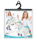 Unicorn  Ride-On Costume With Adjustable Braces, Headband 