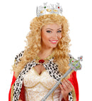 Silver King Crown With Gems