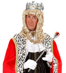 Silver King Crown With Gems