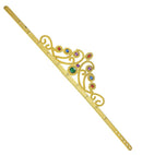 Gold Queen Crown With Gems