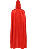 Satin Hooded Cape Adult Red Riding Hood Fairy Tale Costume Accessory 4