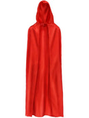 Satin Hooded Cape Adult Red Riding Hood Fairy Tale Costume Accessory 3