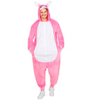 Plush Onesie Bunny  Hooded Jumpsuit 