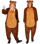 Plush Onesie Bear  Hooded Jumpsuit 