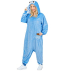 Plush Onesie Sweets Monster  Hooded Jumpsuit, Biscuit 