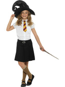 Wizard Kit Black Hat Yellow and Gold Tie 34cm Wand Kids Instant Costume 5