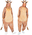 Plush Onesie Giraffe  Hooded Jumpsuit 