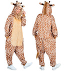 Plush Onesie Giraffe  Hooded Jumpsuit 
