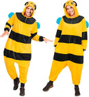 Plush Onesie Bee  Hooded Jumpsuit 