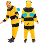 Plush Onesie Bee  Hooded Jumpsuit 