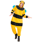 Plush Onesie Bee  Hooded Jumpsuit 