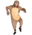Plush Onesie Sloth  Hooded Jumpsuit 