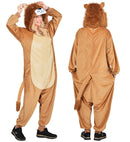 Plush Onesie Lion  Hooded Jumpsuit 