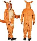 Plush Onesie Kangaroo  Hooded Jumpsuit, Baby Kangaroo 