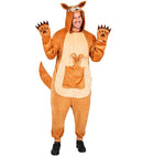 Plush Onesie Kangaroo  Hooded Jumpsuit, Baby Kangaroo 