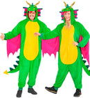 Plush Onesie Dragon  Hooded Jumpsuit 