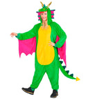 Plush Onesie Dragon  Hooded Jumpsuit 