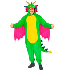 Plush Onesie Dragon  Hooded Jumpsuit 