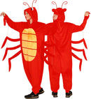 Plush Onesie Lobster  Hooded Jumpsuit 