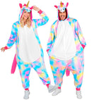 Plush Onesie Unicorn  Hooded Jumpsuit 