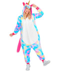 Plush Onesie Unicorn  Hooded Jumpsuit 