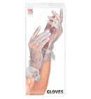 White Lace Gloves 25 Cm