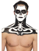 Skeleton Liquid Latex Kit Adult Make Up Pots 2 Sponge Applicators 10