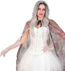 White Lace Gloves 40 Cm