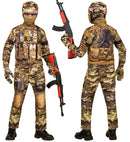 Soldier Fast Costume  Jacket, Pants, Gloves, Mask 