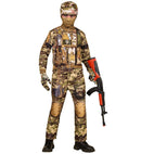 Soldier Fast Costume  Jacket, Pants, Gloves, Mask 
